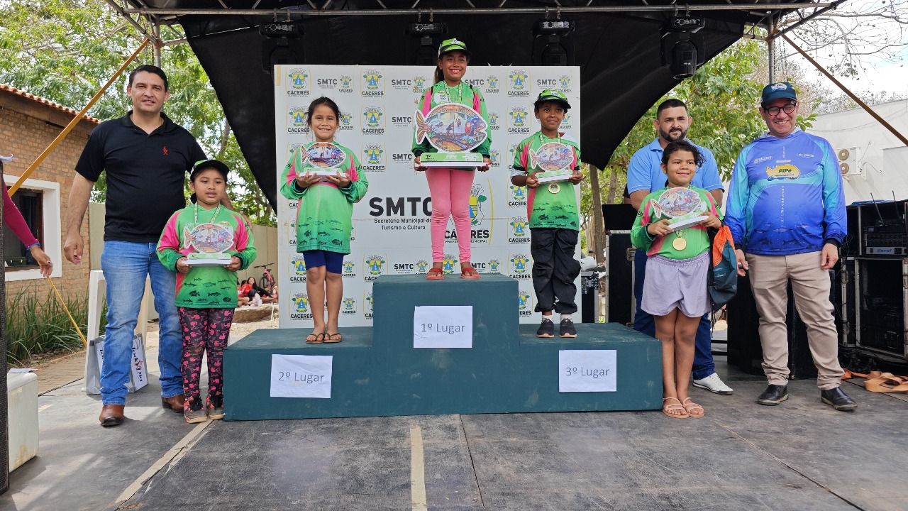 Conheça os vencedores da pesca infantil do FIPe