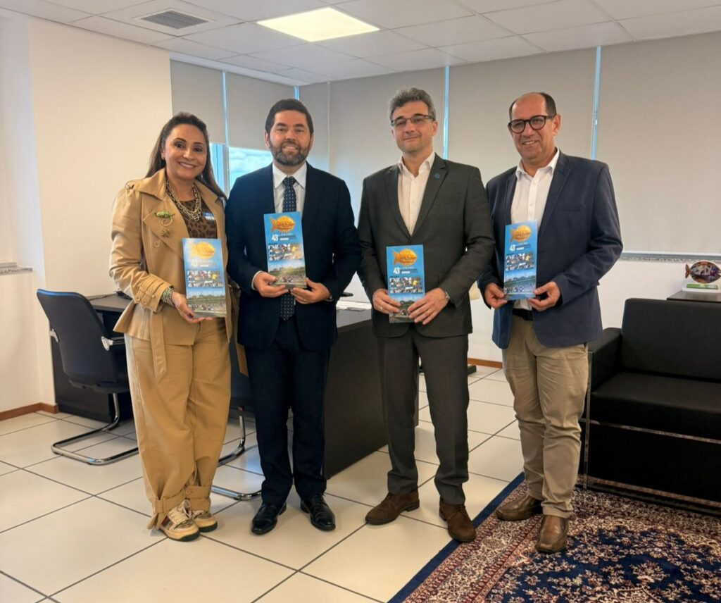 Ministério da Pesca confirma participação e apoio à 43ª edição do FIPe durante agenda da Secretaria de Turismo e Cultura em Brasília